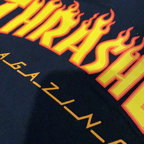 Thrasher Black T-Shirt, Adult Small - Picture 5 of 5